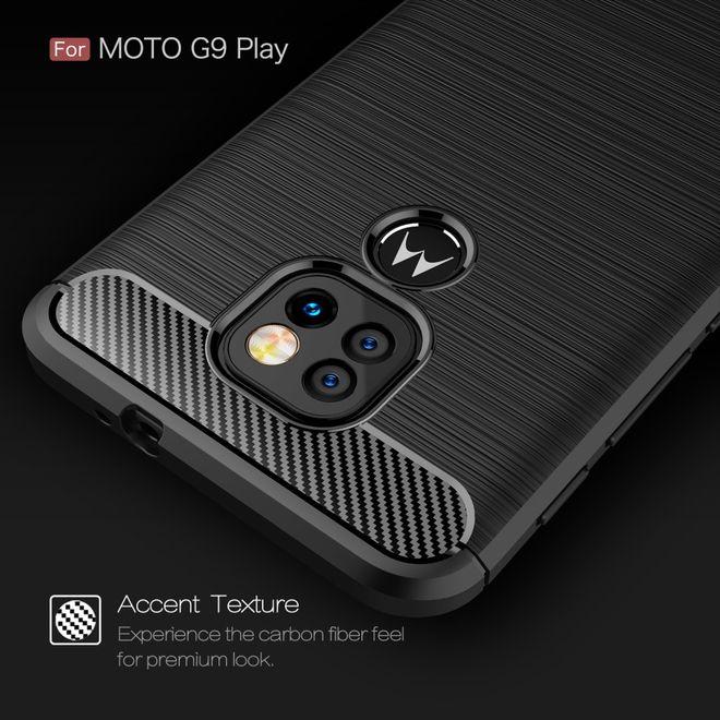 Produktbild MU Style Carbon Fiber TPU Softcase Series (Motorola Moto G9 Play)