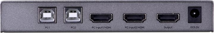 Actual product image Unitek Przełącznik PRZEŁĄCZNIK KVM 4K HDMI 2.0,2-IN,1-OUT +USB