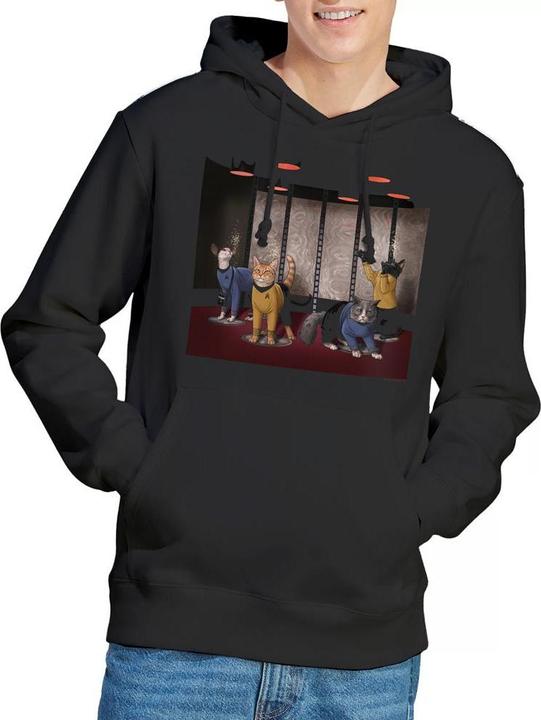 Immagine prodotto Beam Meow Up Felpa con Cappuccio Uomo (L)
