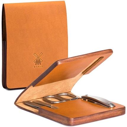Image du produit Mühle Set de manucure avec étui à rabat en cuir de vache, coupe-ongles, coupe-ongles
