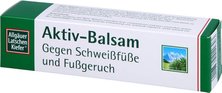 Actual product image Allgäuer Mountain pine active balm against sweaty feet and foot odour, 50 ml cream (Foot bath, 50 ml)