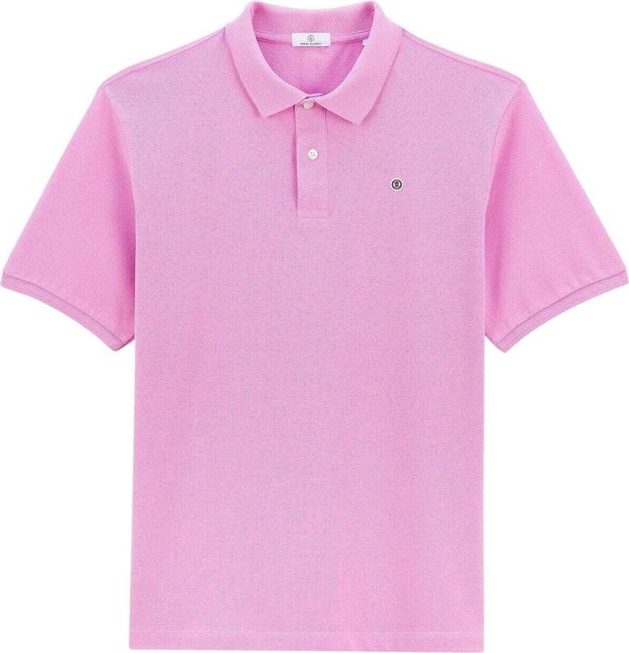 Serge Blanco polo-hirt au getepptem meh erge blanco (S)