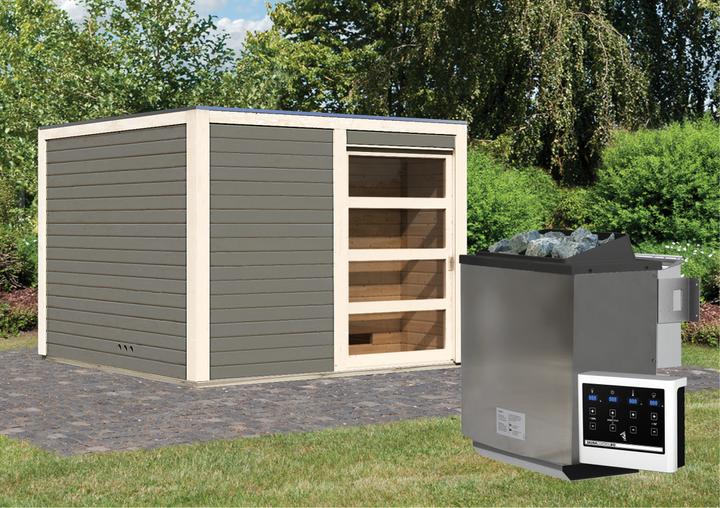 Actual product image Karibu cubes (9 KW Bio external control)