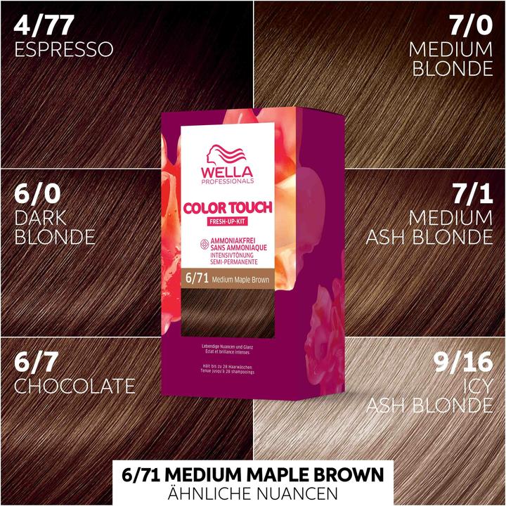 Produktbild Wella Color Touch Fresh-Up-Kit (6, 71 Medium Maple Brown)