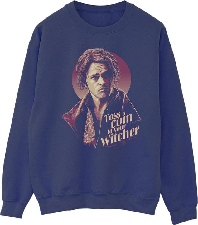 Netflix The Witcher Bard Toss A Coin Sweatshirt (L)