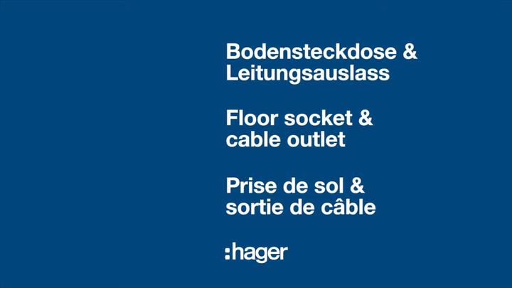 Nährwerte und Zutaten Hager Schalungselement SER02f.Bodensteckdose R02 H155mm
