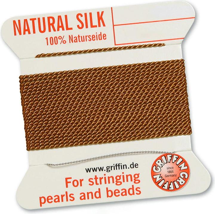 Produktbild Leyda Naturseide 2 Meter mit Nadel