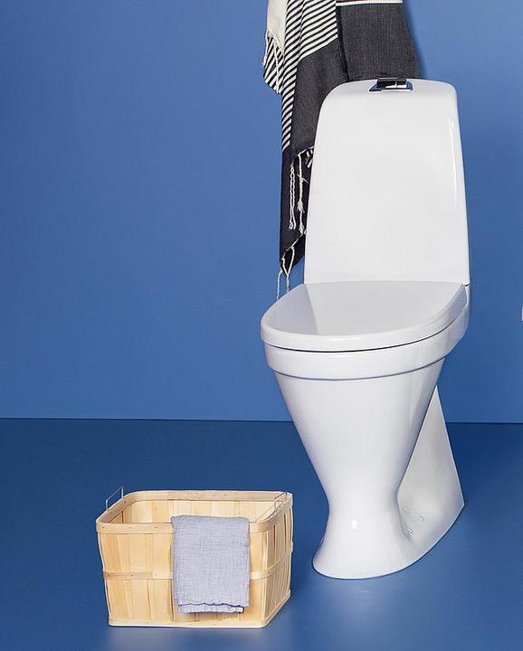 Image du produit Gustavsberg Toilet Nautic 1546 - S-trap, modèle haut, Hygienic Flush, White
