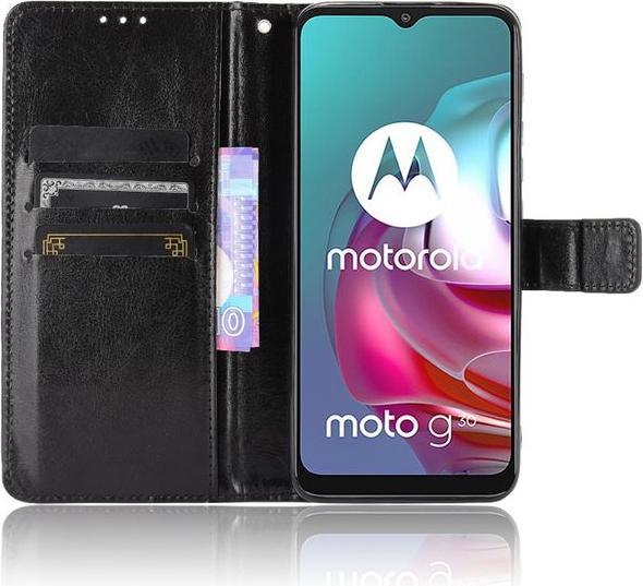 Produktbild MU Classic Crazy Horse III Leder Bookcover Series (Motorola Moto G30, Motorola Moto G10)