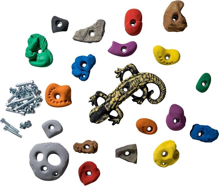 Image du produit Kletterbude Prises d'escalade Enfants Kit complet StarterKids Diversité (Multicolore)