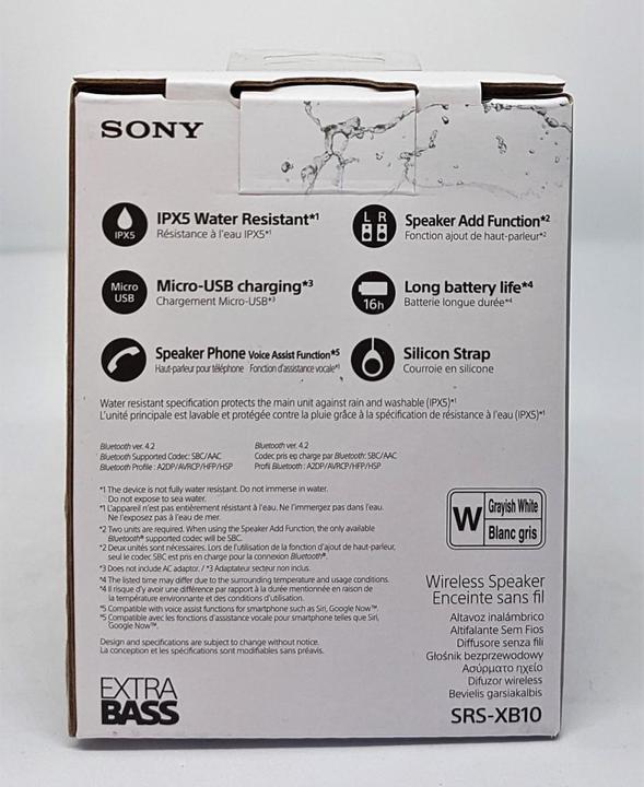 Produktbild Sony Srs-Xb10 (16 h, Akkubetrieb)
