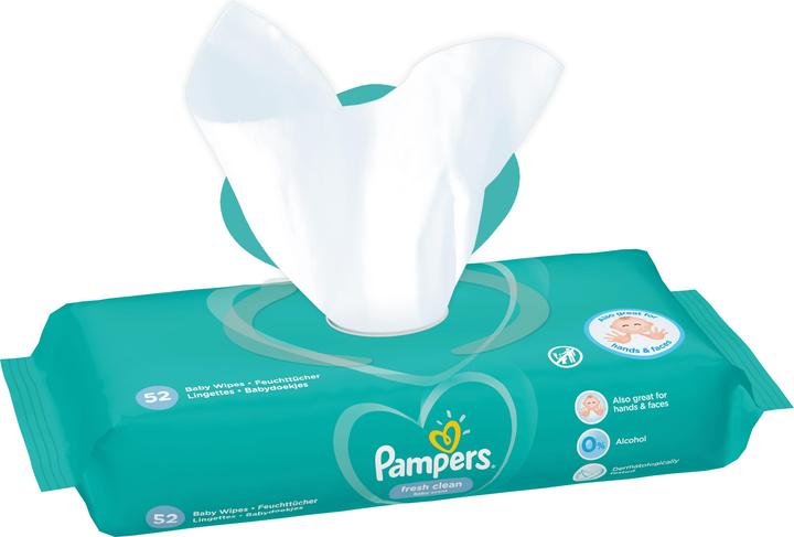 Actual product image Pampers fresh clean (52 Piece)
