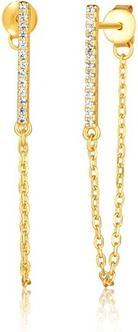 Immagine prodotto JVD - Original gold plated earrings with chains SVLE1990XH2GO00