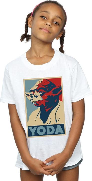 Produktbild Star Wars Yoda Poster TShirt Mädchen (128)