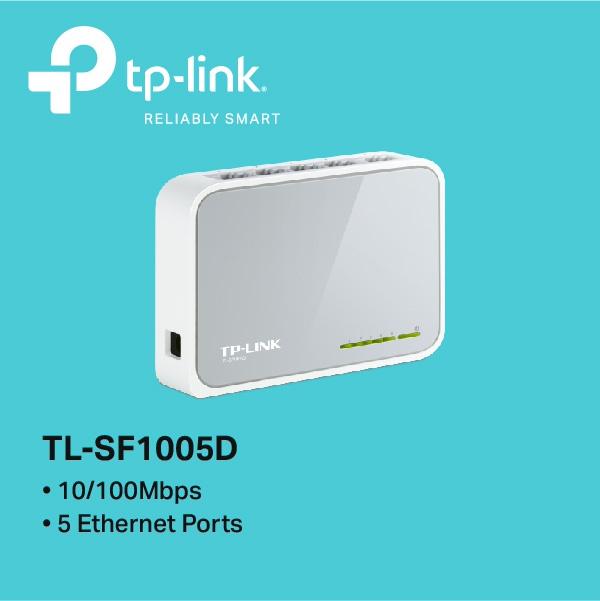 Actual product image TP-Link Tl-Sf1005d (5 Ports)
