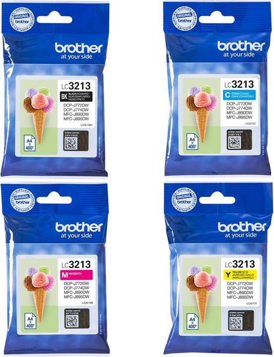 Produktbild Brother LC-3213 Value Pack (M, BK, C, Y)