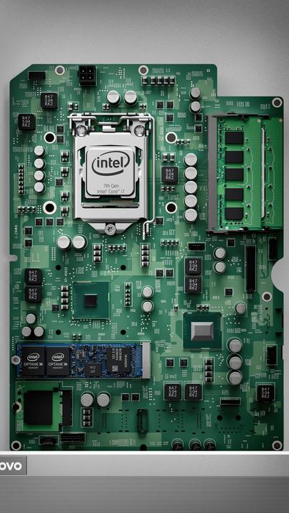 Produktbild Lenovo Ideacentre AIO 520-27ICB (Intel Core i7-8700T, 16 GB, 256 GB, Radeon RX 550)