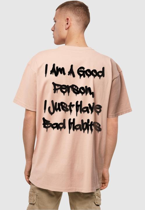 Produktbild Merchcode Bad Habits Heavy Oversize Tee - 113667 (L)