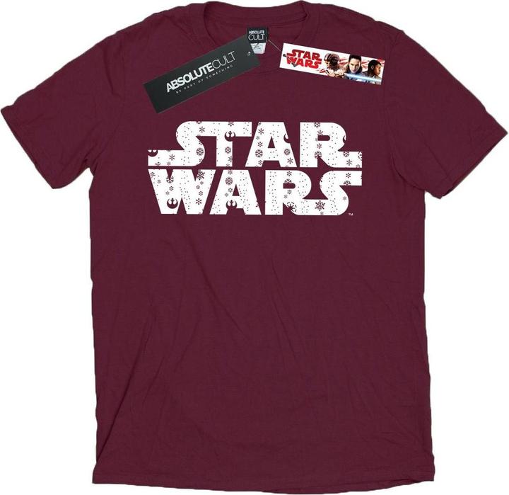 Immagine prodotto Star Wars Christmas Logo Maglietta Uomo (XXL)