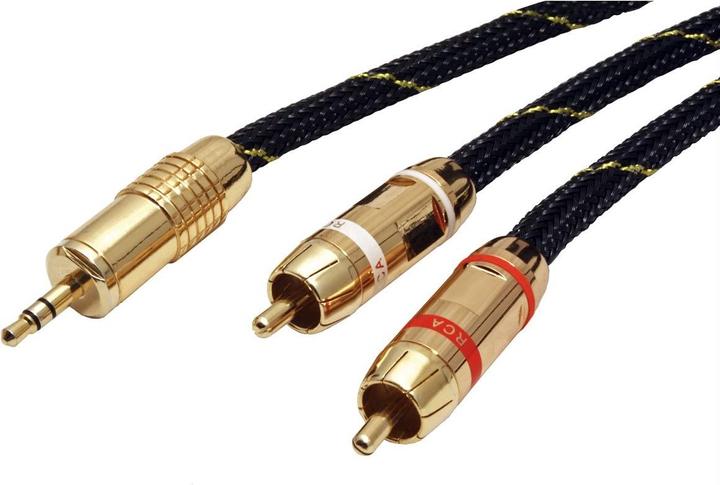 Actual product image Roline GOLD Audio 3.5mm - 2x Cinch (10 m, 3.5mm jack (AUX), Cinch)