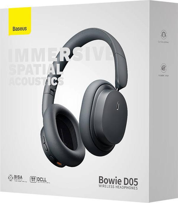 Actual product image Baseus Bowie D05 (ANC, 70 h, Wireless, Cable)