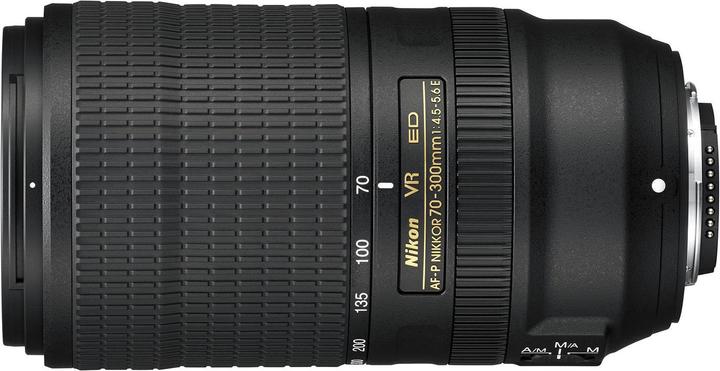 Image du produit Nikon AF-P Nikkor 70-300mm f/4.5-5.6E ED VR (Nikon F, Plein format, APS-C / DX)