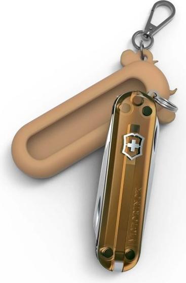 Image du produit Victorinox V-4.04 54 Couteau de poche étui en silicone, Wet Sand
