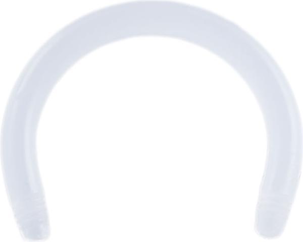 Actual product image Star Piercing Circular barbell rod transparent (Acrylic, without brass)