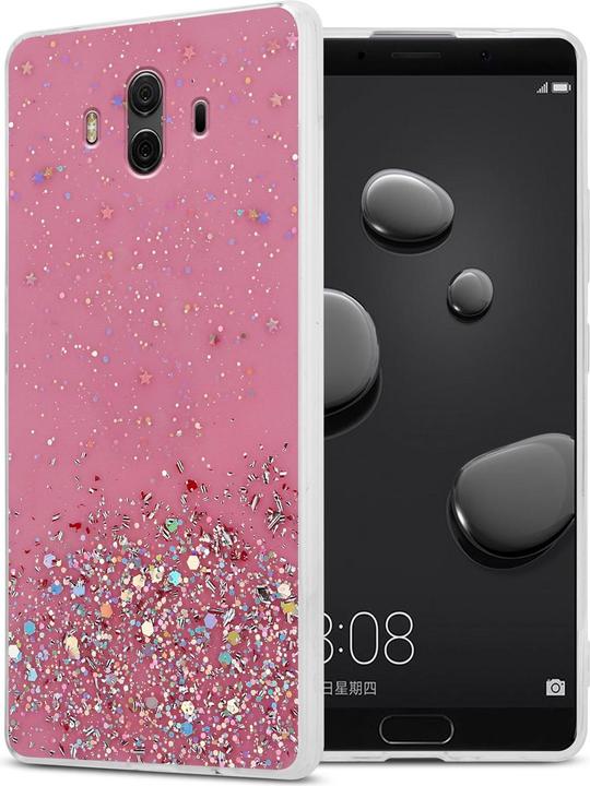 Rose avec paillettes