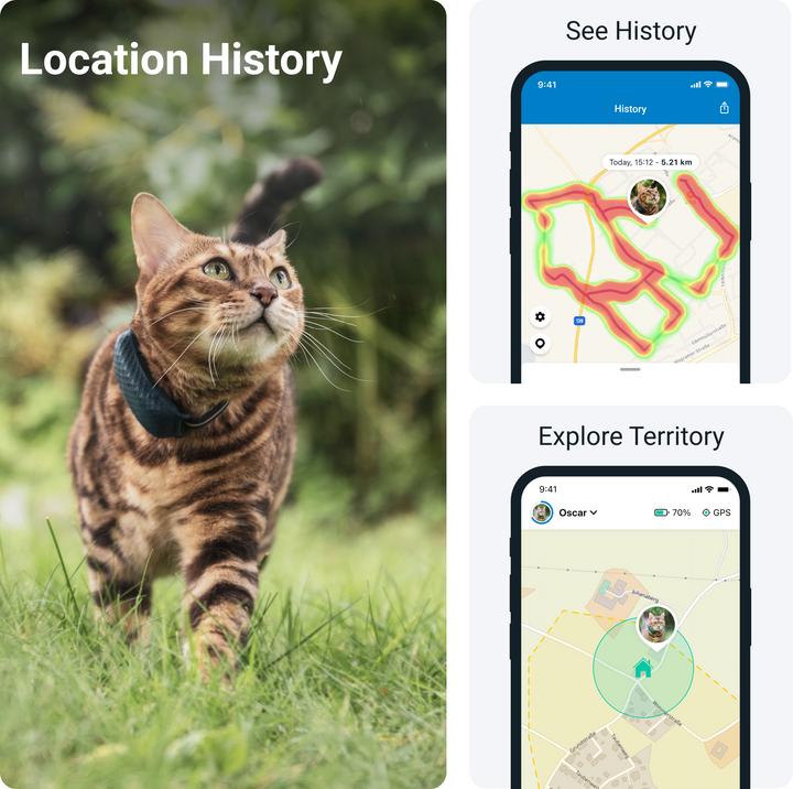 Immagine prodotto Tractive GPS 4 Localizzatore GPS per gatti (Gatto)