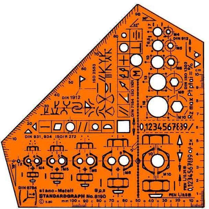 Image du produit Standardgraph Angle Stano Métal (155 mm)