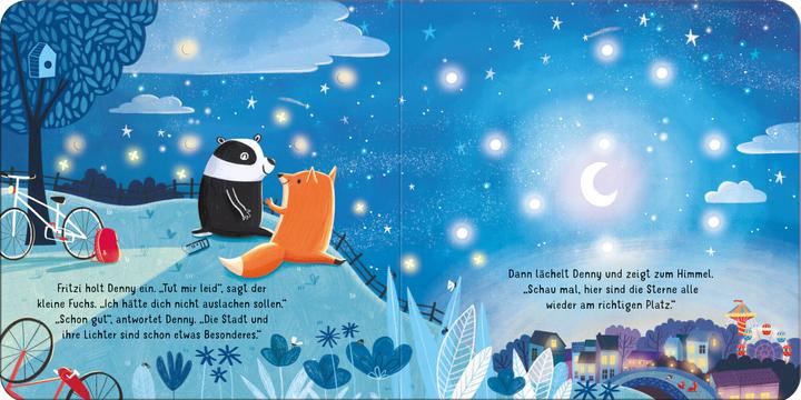 Produktbild Mein leuchtendes Bilderbuch: Der Dachs entdeckt die Lichter der Stadt (Deutsch, Sam Taplin, Róisín Hahessy, 2023)