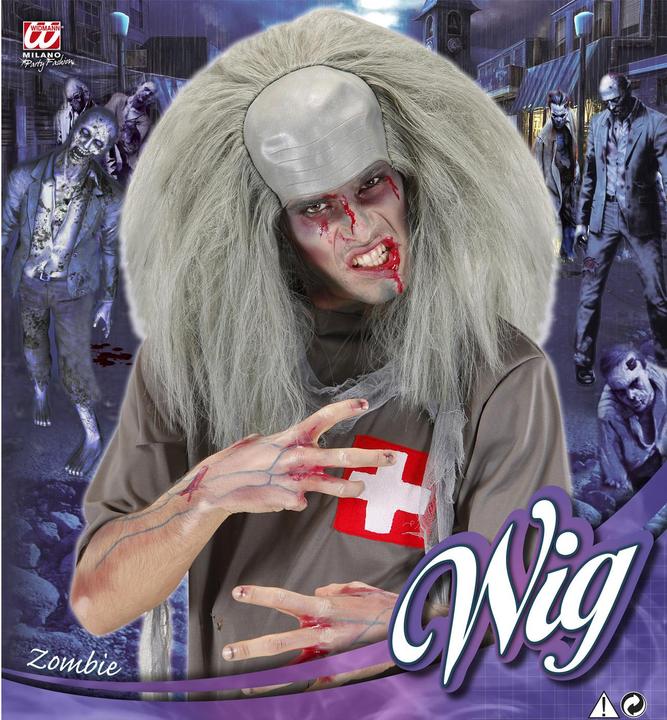 Immagine prodotto Widmann Zombie parrucca mezza calva capelli