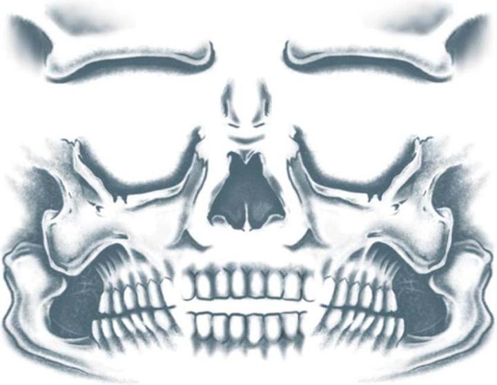 Image du produit Chaks Tatouage facial tête de mort