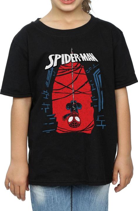 Produktbild SpiderMan Hanging Sketch TShirt Mädchen (152, 158)