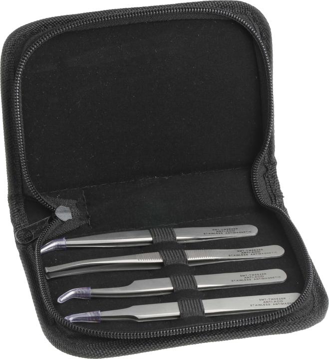 Image du produit Rs Pro 4 piece SMT tweezer set,120mm L