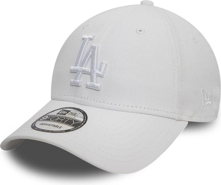 New Era 9Forty Strapback Cap - Los Angeles Dodgers Weiss (One Size)