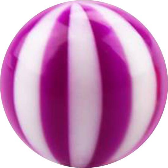 Produktbild Star Piercing Kugel mit Twistet violett (ohne Messing, Acryl)