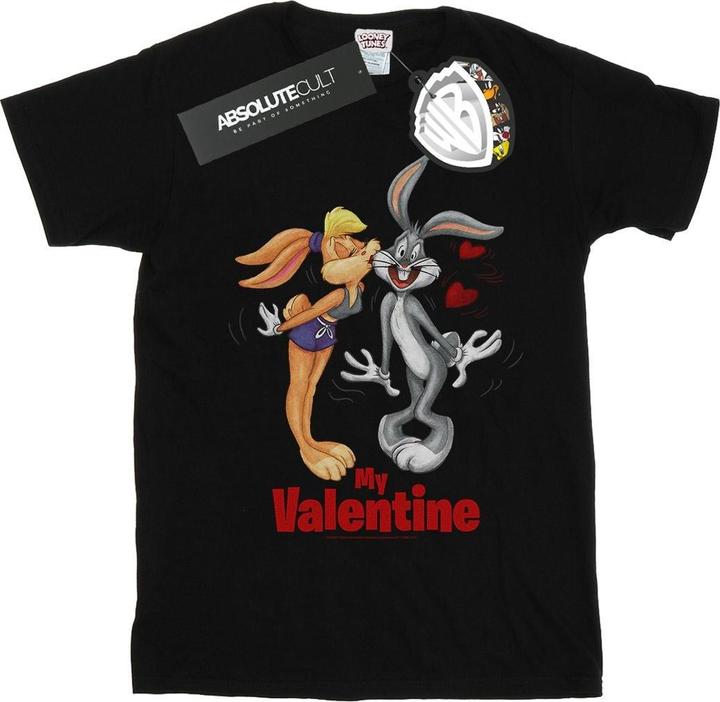 Actual product image Looney Tunes Mens Bugs Bunny And Lola Valentine's Day T-Shirt (3XL)