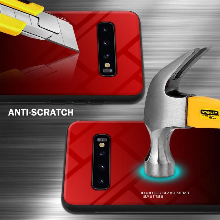 Productafbeelding Cadorabo TPU 2 kleuren glasdekking (Samsung Galaxy S10+)