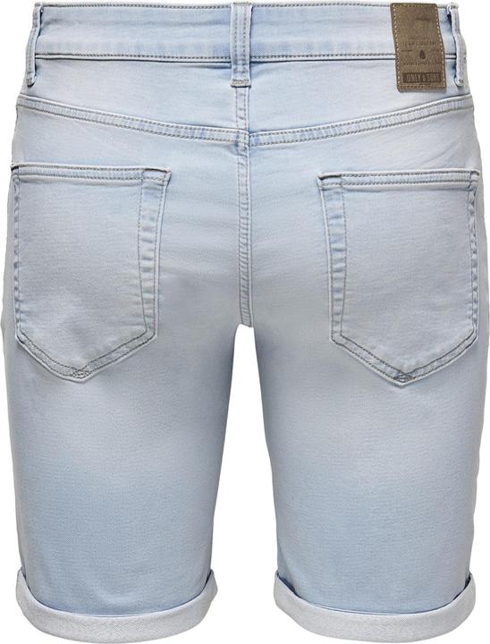 Actual product image Only & Sons ONSPly Life Blue Jog Jean Shorts (XXL)