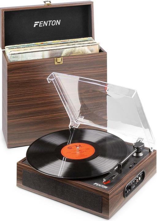 Fenton Tourne-disque avec Bluetooth RP170D Marron (Manuel)