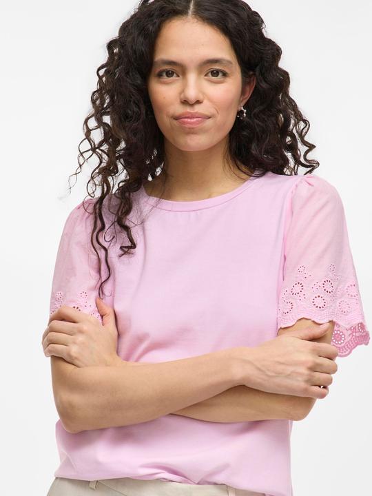Actual product image Vila VICELIANA Rundhals Oberteil mit kurzen Ärmeln (L)