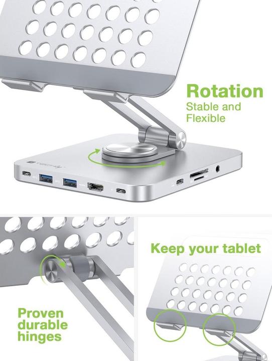 Produktbild Value EFB Techly Klappbarer Ständer Tablet 8in1