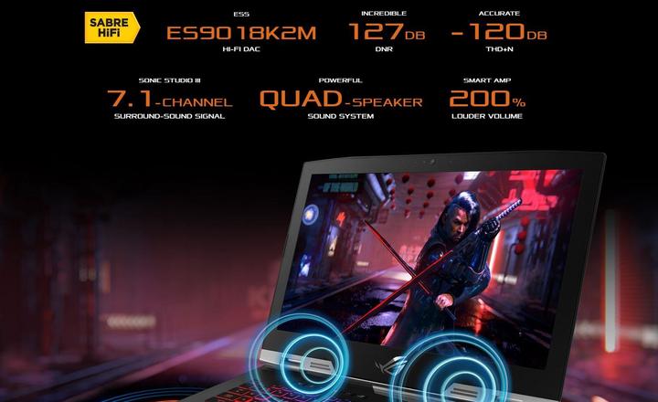 Image du produit ASUS ROG Griffin G703GX-E5041T (17.30", Intel Core i9-8950HK, 32 Go, 512 Go, CH)