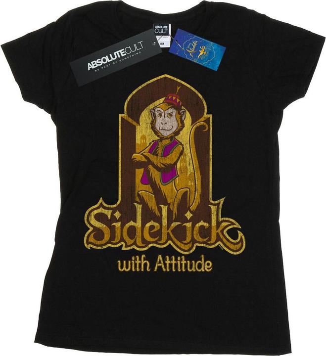 Immagine prodotto Disney Aladdin Movie Abu Sidekick With Attitude Maglietta Donna (S)