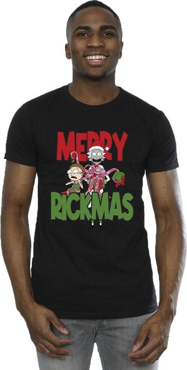 Actual product image Rick And Morty Mens Merry Rickmas T-Shirt (5XL)