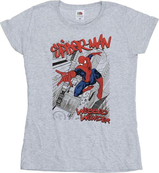 Produktbild SpiderMan Sketch City TShirt (XL)