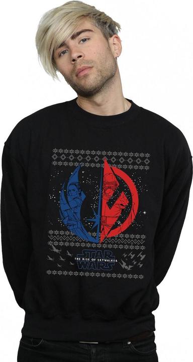 Produktbild Star Wars The Rise Of Skywalker Christmas Split Symbol Sweatshirt (S)