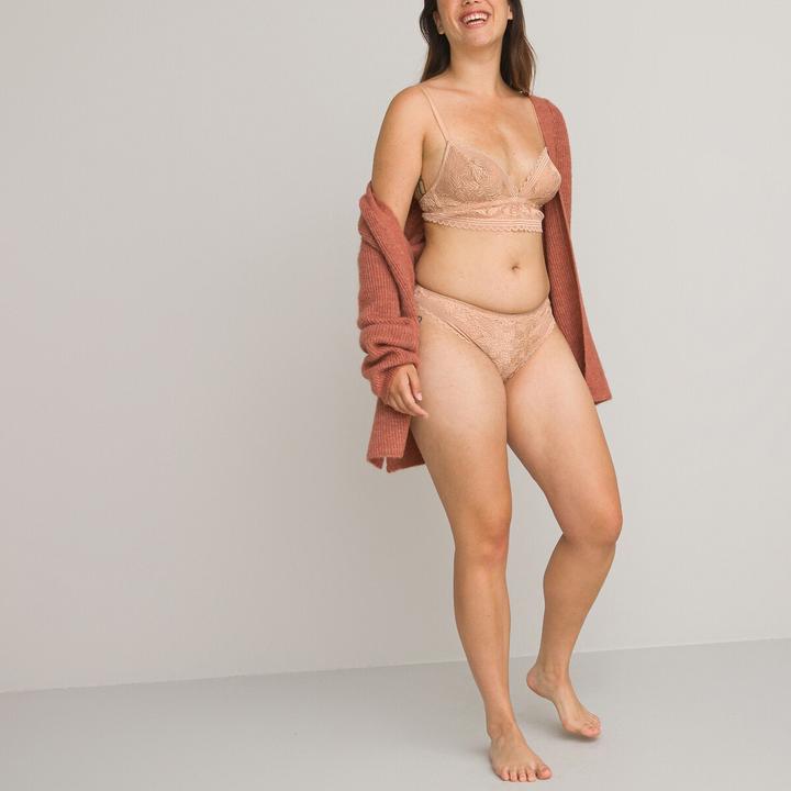 Produktbild La Redoute Collections Tanga JEANNE aus recycelter Spitze (42, Einzelpack)